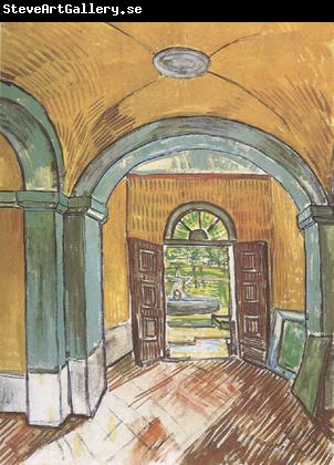 Vincent Van Gogh The Entrance Hall of Saint-Paul Hospital (nn04)